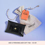 Personalised Black Leather Card + Coin Purse, thumbnail 5 of 6