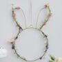 Contemporary Bunny Wreath With Foliage, thumbnail 1 of 2