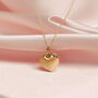 Small 9ct Gold Heart Locket Belcher Necklace 16 20 Inch, thumbnail 2 of 3