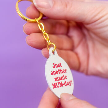 Manic Mum Day Keyring Mother's Day Gift, 3 of 3
