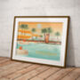 Ocean Beach Nightclub Ibiza Travel Poster Art Print, thumbnail 5 of 8