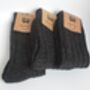 Merino Socks, Soft And Warm, Unisex Socks Very Thick, thumbnail 3 of 8