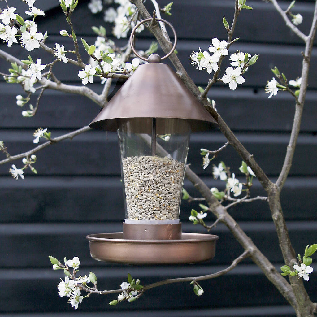 Copper Bird Feeder By Clem & Co