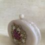 Ivory Hand Poured Pink Luxury Oval Resin Clutch, thumbnail 10 of 10