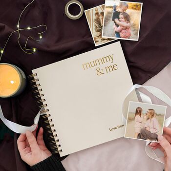 Mummy And Me Personalised Hardcover Scrapbook, 6 of 9