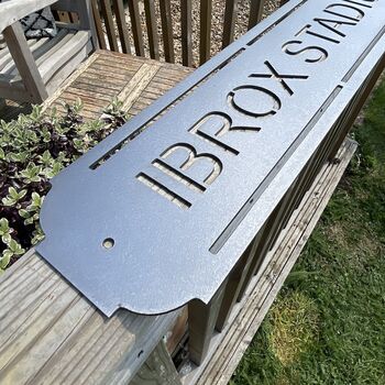 Ibrox Stadium Metal Football Street Sign – Designed And Made In Britain, 11 of 11