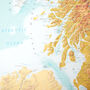 Map Of Scotland Topographic Terrain, thumbnail 5 of 8