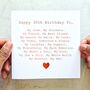 Personalised My Husband 30th Birthday Card 'Red Foil', thumbnail 1 of 3