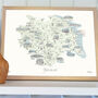 Illustrated Yorkshire Map, thumbnail 2 of 8