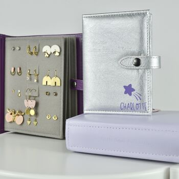 Personalied Earring Storage Book Cat, 3 of 10