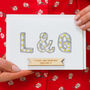 Personalised Couples Initials Card, thumbnail 1 of 6