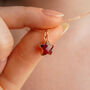 Natural Garnet Star Necklace, thumbnail 4 of 11