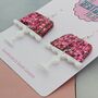 Jelly On A Plate Glitter Resin Earrings, thumbnail 7 of 9
