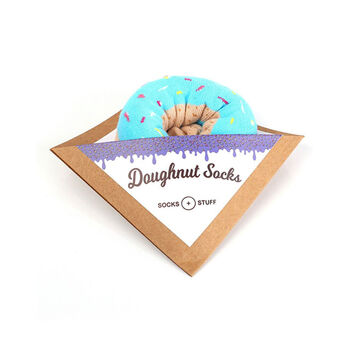 Blue Sprinkles Donut Socks, 4 of 4