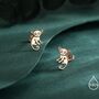 Sterling Silver Bush Baby Earrings, thumbnail 5 of 12