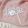 Daisy Flower First Birthday Personalised Cake Topper, thumbnail 4 of 9