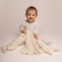 Personalised Timeless Ruffle Baby Blanket, thumbnail 5 of 12