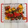 Small Red Tomato Glitter Resin Earrings / Tomato Girl Aesthetic / Mediterranean Style Earrings / Gift For Foodies, thumbnail 1 of 6