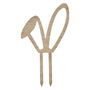 Cake Topper Bunny Ears Wooden, thumbnail 3 of 3