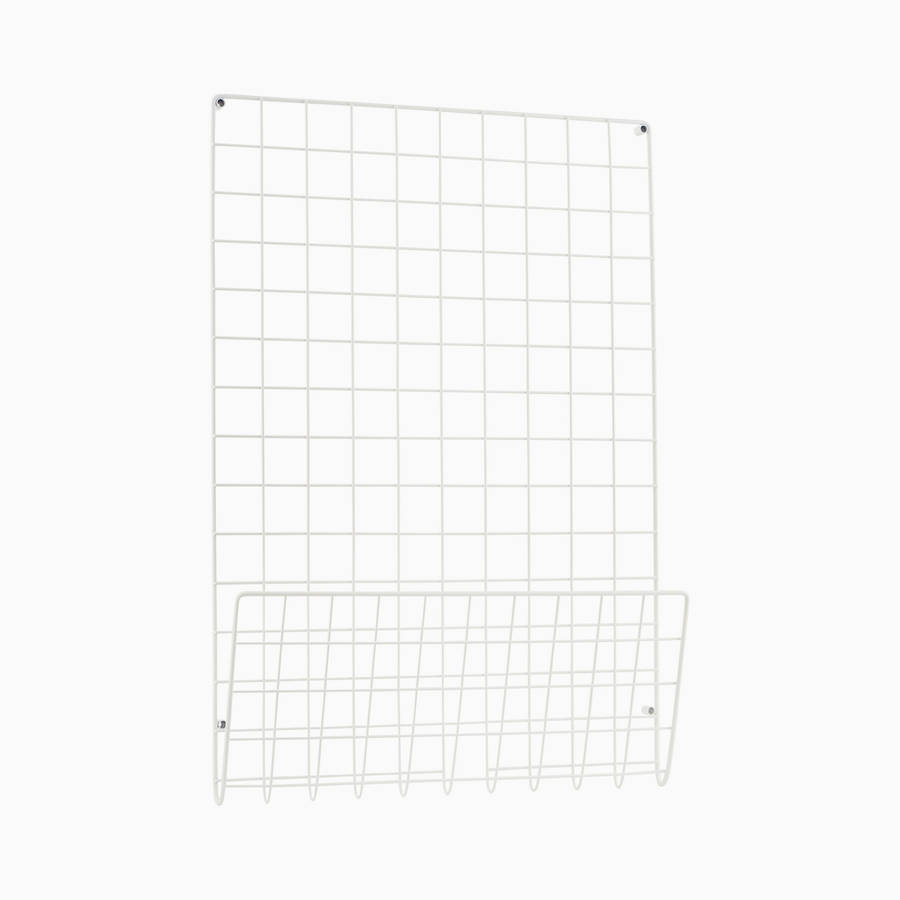 black mesh wire notice board by the little house shop
