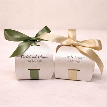 Ribbon Tied Favour Box, 2 of 10