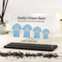 Personalised Daddy’s Dream Team Manchester City F.C. Fan Plaque, thumbnail 1 of 2