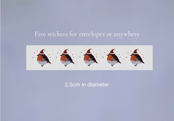 Five Christmas Morning Sunrise Butterfly Cards, 3 of 7