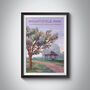 Mountsfield Park London Travel Poster Art Print, thumbnail 1 of 8