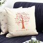 Personalised Family Tree Cushion Cover, thumbnail 3 of 7