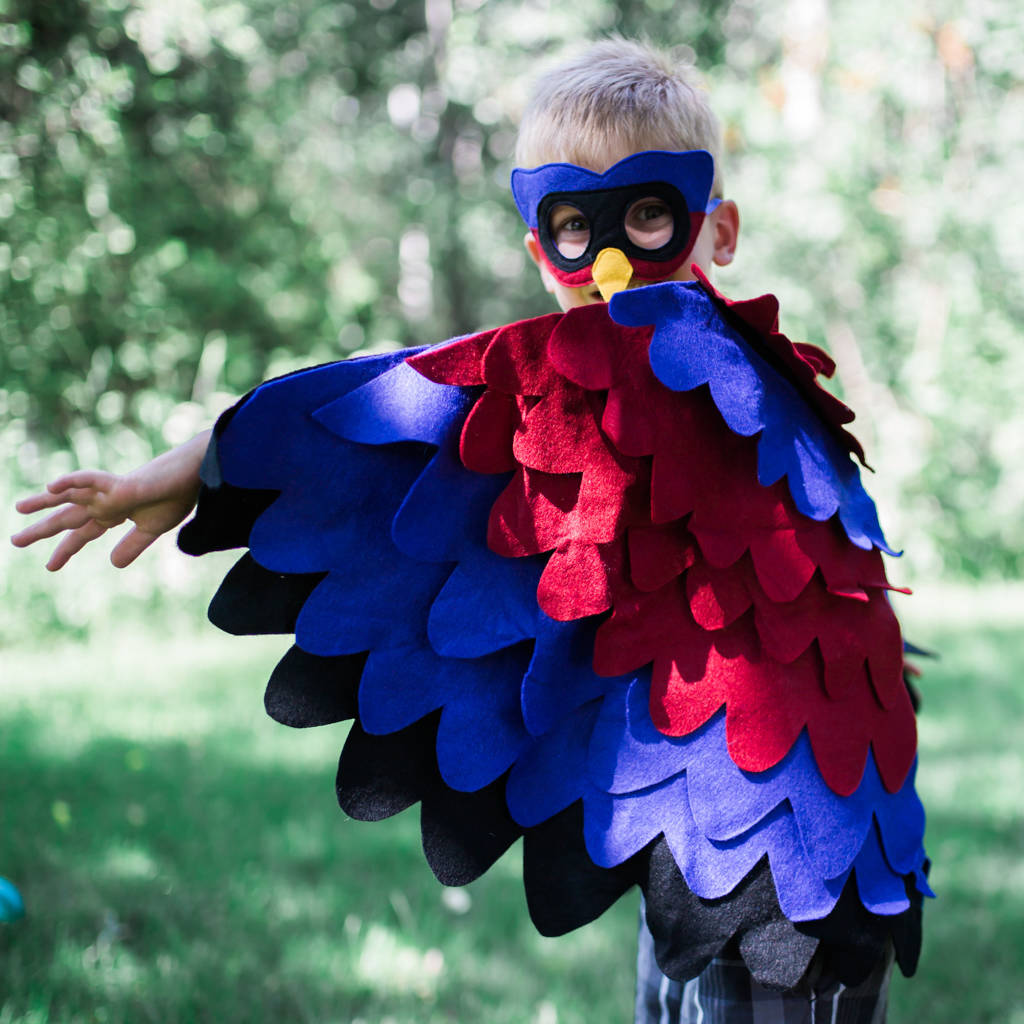 superhero bird mask and wing cape children's costume by bhb kidstyle ...