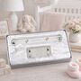 New Baby Girl Gifts Birth Certificate Holder Silver Plated, thumbnail 3 of 7