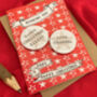 Personalised Mini Magnets Christmas Card, thumbnail 1 of 4