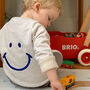 'Happy' Embroidered Children's Sweatshirt, thumbnail 1 of 12