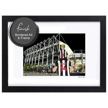 Newcastle United Personalised Stadium Print Or Card, 7 of 10