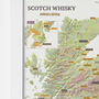 Personalised Scratch Off Whisky Distilleries Print, thumbnail 7 of 10
