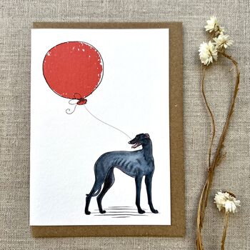 Personalised Greyhound Birthday Card, 3 of 8
