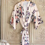 Blush Satin Kimono, thumbnail 5 of 10
