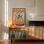 Rise And Shine Retro Print Kitchen Poster Bedroom Art Hand Drawn, thumbnail 2 of 11