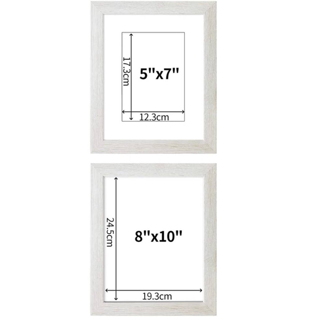 Pack Of Two Picture Frames 5x7 8x10 Wall And Tabletop By Momentum