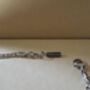 Silver 3mm Figaro Chain Bracelet Adjustable Gift, thumbnail 2 of 5