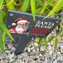 Personalised Traditional Santa Please Stop Here Sign, thumbnail 3 of 4