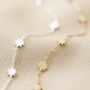 Long Starry Necklace In Gold Plating, thumbnail 6 of 6