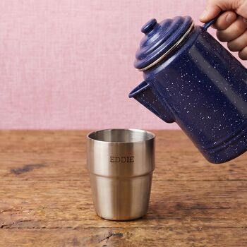 Personalised Insulated Picnic Cup Set With Bag, 3 of 4