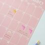 A4 Monthly Undated Wall Planner | 12 Pages | Pastels, thumbnail 3 of 10