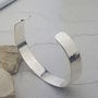 Exclusive Men's Personalised Silver Bangle, thumbnail 7 of 8