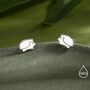 Hedgehog Stud Earrings, thumbnail 2 of 12