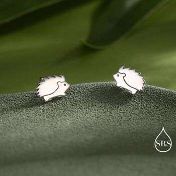 Hedgehog Stud Earrings, 2 of 12
