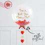Personalised Marry Me Christmas Proposal Bubble Balloon, thumbnail 1 of 3