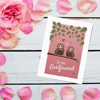 'To My Girlfriend' Valentines Day Card, 9 of 12