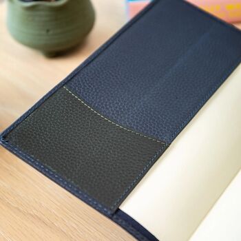 Personalised Premium Leather Refillable A5 Diary With Pen Holder, 10 of 10